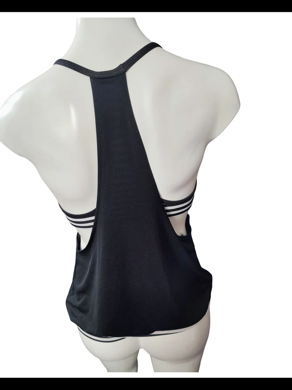 Nike Digi Stripe Layered Tankini Swim Pullover Top Size. M
